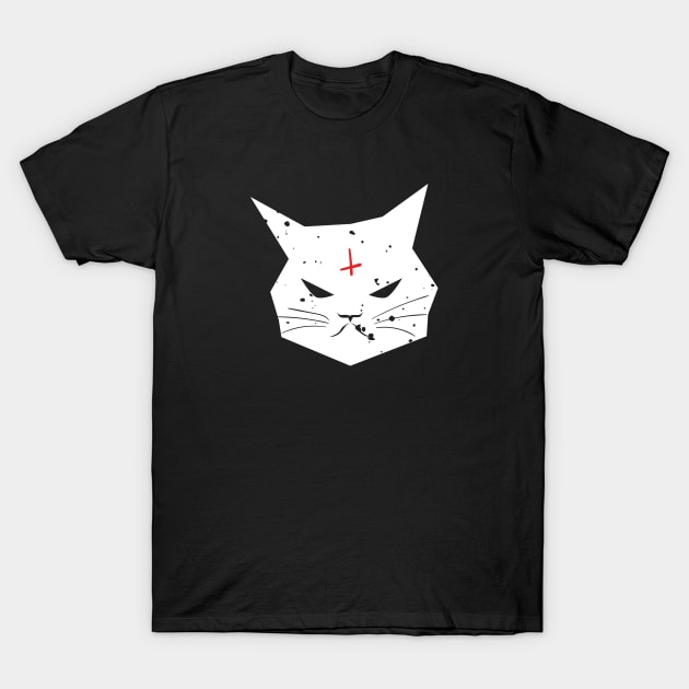 Evil Cat T-Shirt by SinisterThreads